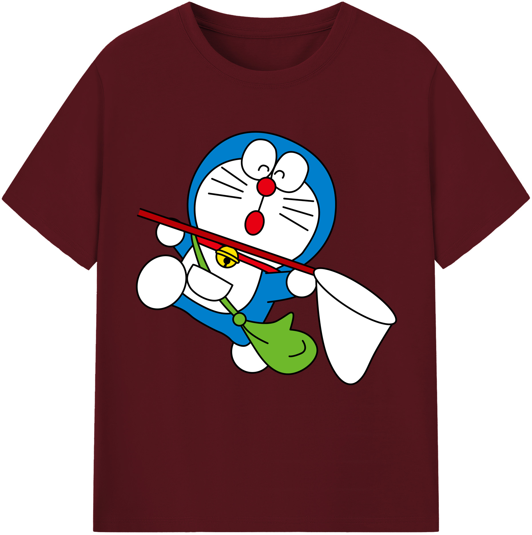 （画像用） ドラえもん Doraemon 綿100％半袖Tシャツ（フロントプリント）